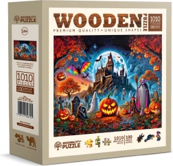 Wooden City puzzle en bois Citrouille d’Halloween, 1010 pièces