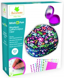 Stick & Fun - coffret à bijoux en forme de cœur