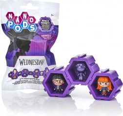 wednesday nano pods – figurines de collection en capsules hexagonales