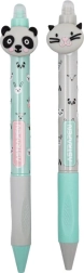 Stylos effaçables avec animaux 2 pcs ASTRA