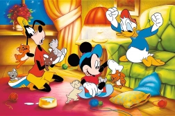 Trefl Puzzle Disney : Mickey Mouse et ses amis 600 pièces
