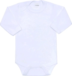 Body bébé à manches longues New Baby blanc