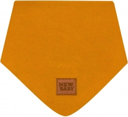 Bavoir foulard en coton pour bébé NEW BABY Favorite marron M