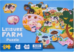 Ensemble puzzle 200 pièces – ferme