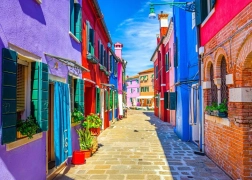 Puzzle Maisons Colorées Sur l'île de Burano 500 Pièces