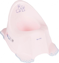 Pot de nuit pour enfants antidérapant musical Bunny – rose