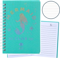 Carnet ligné A6 Sirène turquoise