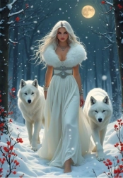 Puzzle BLUEBIRD Reine des loups 1000 pièces