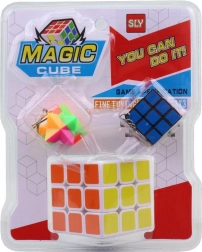 Cube avec pendentifs colorés pour enfants