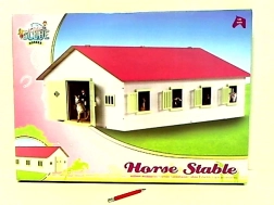 Écurie en bois pour chevaux avec sept boxes Kids Globe