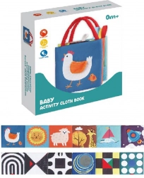 Livre sensoriel pour les tout-petits – images contrastées et activités