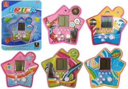 Jeu électronique de poche TETRIS en forme d’étoile – violet
