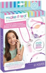 MAKE IT REAL coffret de création de bijoux Positive Gems – collier et 3 bracelets