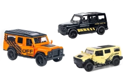 Voiture tout-terrain en métal à rétrofriction 11 cm