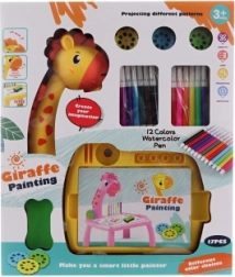 Projecteur pour enfants girafe à piles