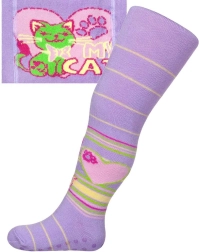 Collants en coton avec ABS New Baby violets My Cat 104