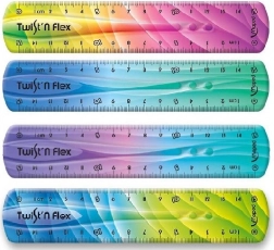 Règle Maped Twist'n Flex arc-en-ciel 15 cm