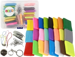 Kit créatif de pâte à modeler avec 24 couleurs et accessoires