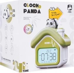 Réveil pour enfants Panda avec veilleuse et thermomètre