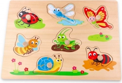 Puzzle en bois à poignées – insectes