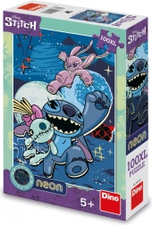 Puzzle Lilo & Stitch Néon 100 Pièces XXL