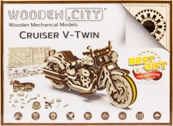 WOODEN CITY puzzle 3D Moto Cruiser V-Twin 168 pièces