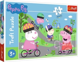 Puzzle MAXI 24 pièces – journée active avec PEPPA