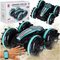 Voiture RC amphibie avec capteur de gestes 4x4, 2,4 GHz