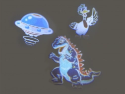 Pistolets laser avec projecteur