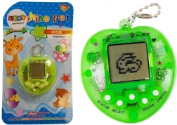 Jeu électronique TAMAGOTCHI vert avec chaîne courte