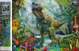 Peinture diamant – monde des dinosaures 30 × 40 cm