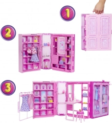 barbie armoire de rêve 3.0 avec poupée