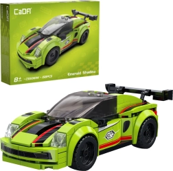Jeu de construction CaDA voiture de course Emerald Shadow, 158 pièces