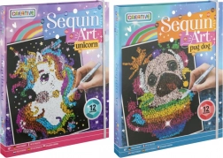 Création d’images par numéros – licorne ou petit chien, 20 × 25 cm