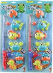 Pêche aux poissons – jeu pour enfants avec canne et animaux marins