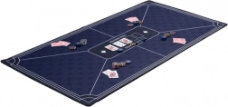 Tapis de poker bleu 118 x 59 cm