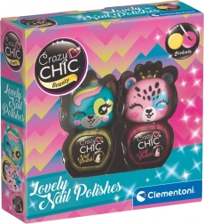 Clementoni Crazy Chic Beauty : kit de vernis à ongles Lovely – Kit