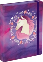 Chemise pour cahiers scolaires A5 avec motif chevaux