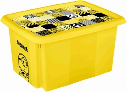 Boîte de rangement MIMONI avec couvercle, 15 l