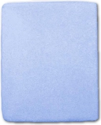 Drap-housse en éponge bleu pour lit bébé