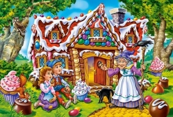 puzzle maxi 40 pièces hansel and gretel