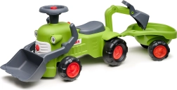 Tracteur à Rouler avec Remorque, Chargeur et Pelle Falk