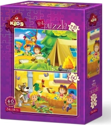 Art Puzzle Plaisir des vacances 35+60 pièces