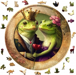 Puzzle en bois Amour et grenouilles 505 pièces