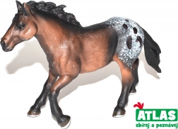 Figurine cheval brun foncé 14 cm