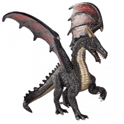 mojo dragon d’acier – figurine de collection détaillée