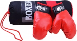 ensemble de boxe avec gants et sac de frappe