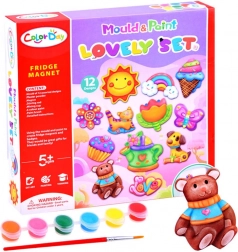 Kit créatif pour fabriquer et peindre des aimants