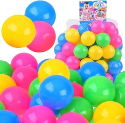 Boules colorées pour piscine 6,5 cm — lot de 100
