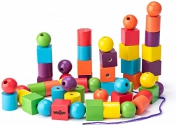 Grosses perles à enfiler pour enfants